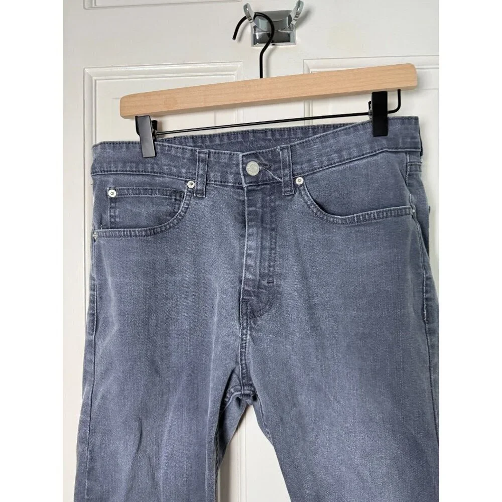 Calvin Klein Grey Men's Demin Skinny Leg Jeans Size 32 x 32 - READ